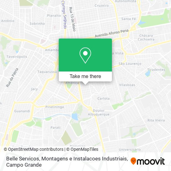 Belle Servicos, Montagens e Instalacoes Industriais map