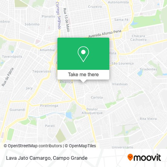 Mapa Lava Jato Camargo