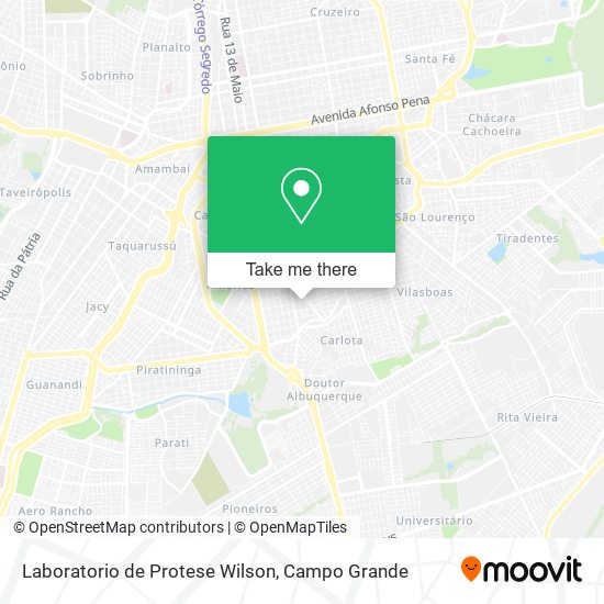 Laboratorio de Protese Wilson map