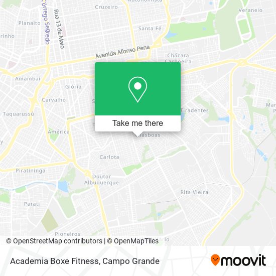 Academia Boxe Fitness map