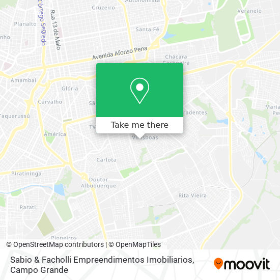 Mapa Sabio & Facholli Empreendimentos Imobiliarios