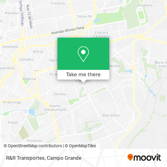 Mapa R&R Transportes