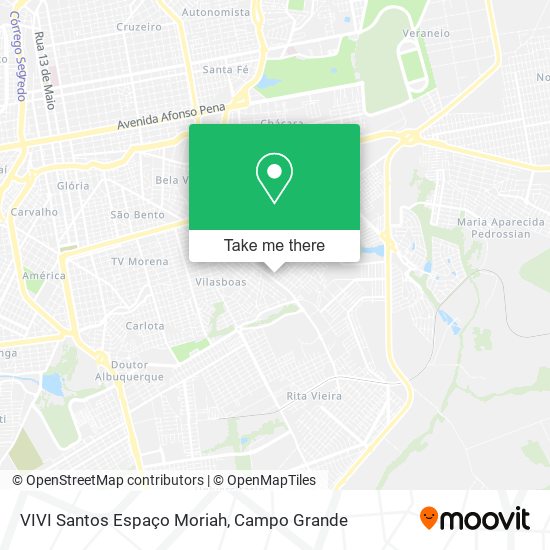 VIVI Santos Espaço Moriah map