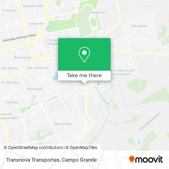 Transnova Transportes map