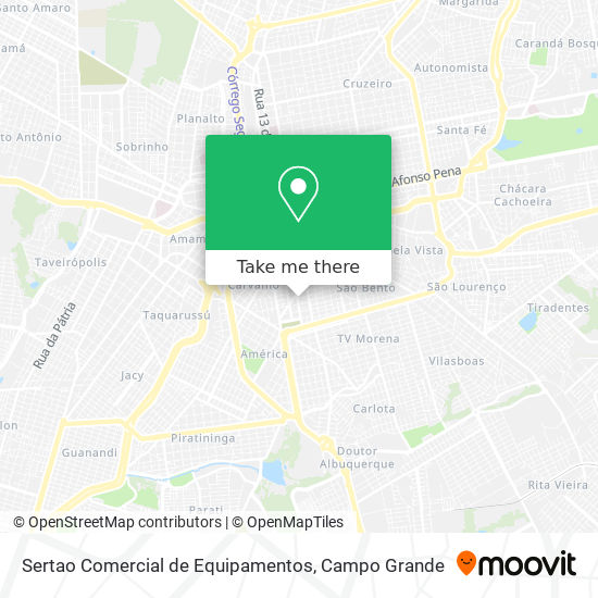 Sertao Comercial de Equipamentos map