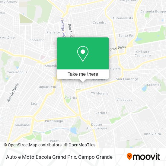 Auto e Moto Escola Grand Prix map