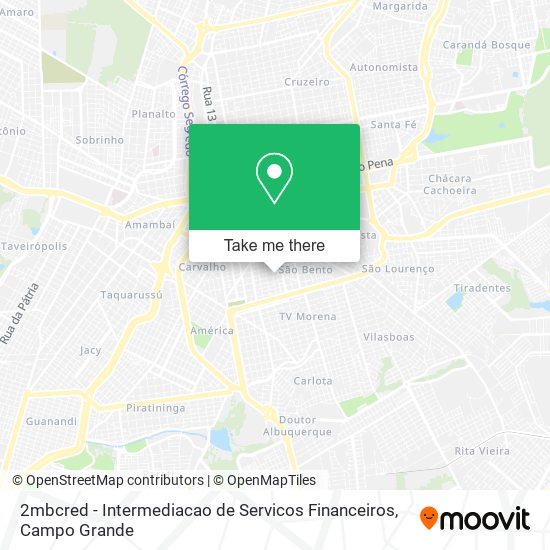 Mapa 2mbcred - Intermediacao de Servicos Financeiros