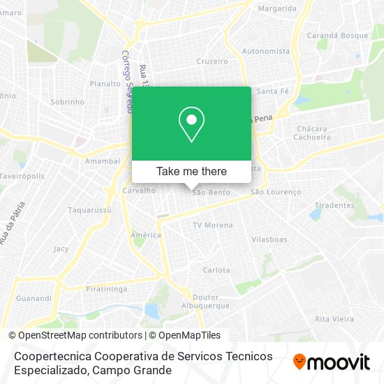 Coopertecnica Cooperativa de Servicos Tecnicos Especializado map