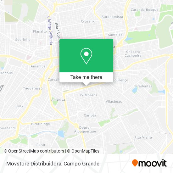 Mapa Movstore Distribuidora