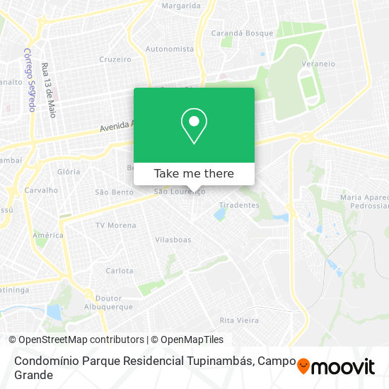 Condomínio Parque Residencial Tupinambás map