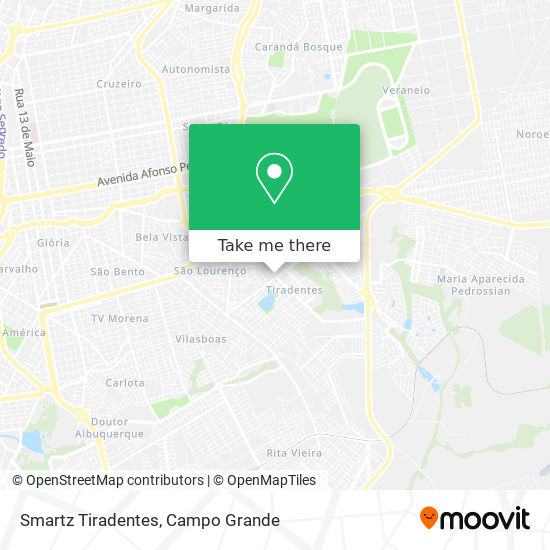 Smartz Tiradentes map