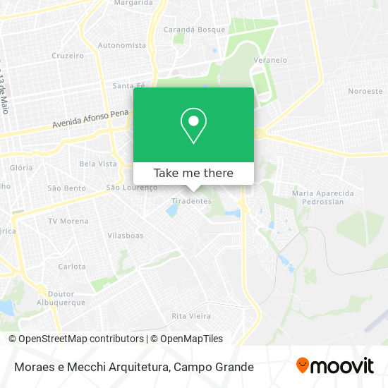 Mapa Moraes e Mecchi Arquitetura