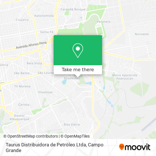 Mapa Taurus Distribuidora de Petróleo Ltda