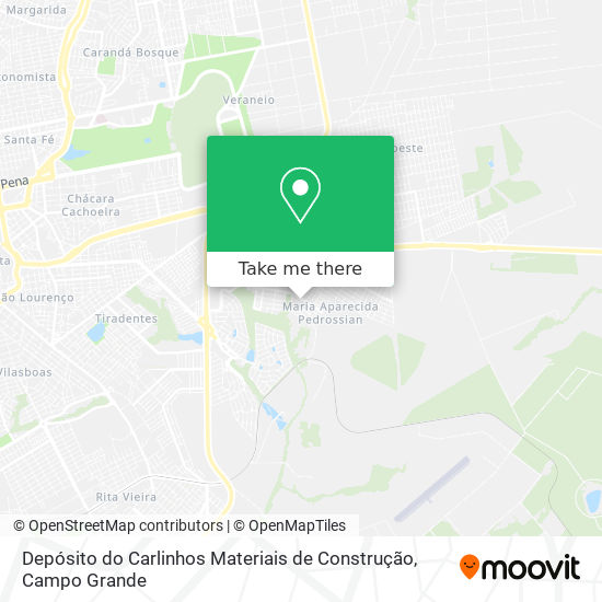 Depósito do Carlinhos Materiais de Construção map