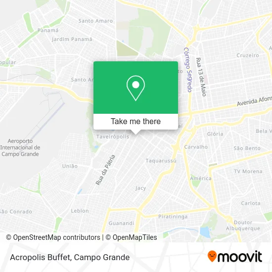 Acropolis Buffet map
