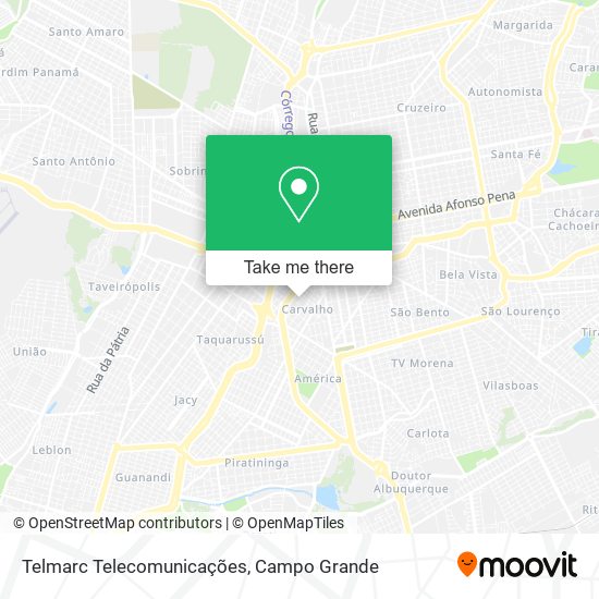 Mapa Telmarc Telecomunicações