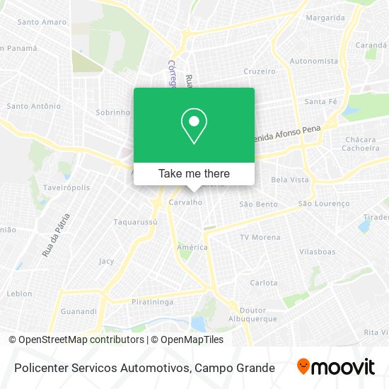 Mapa Policenter Servicos Automotivos