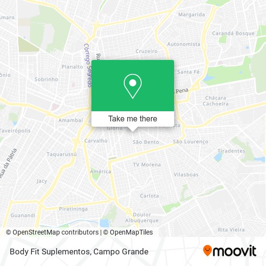 Body Fit Suplementos map