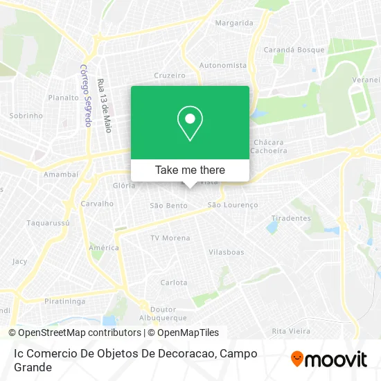Ic Comercio De Objetos De Decoracao map