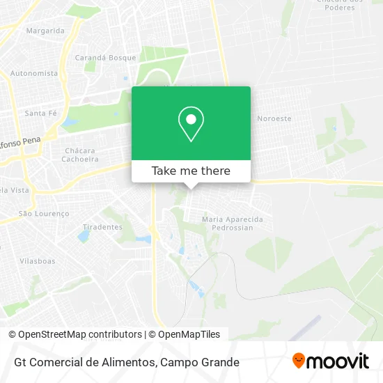 Gt Comercial de Alimentos map