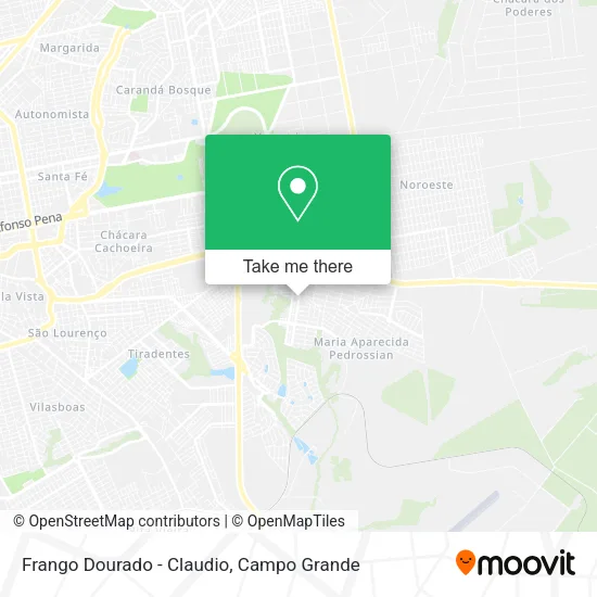 Frango Dourado - Claudio map