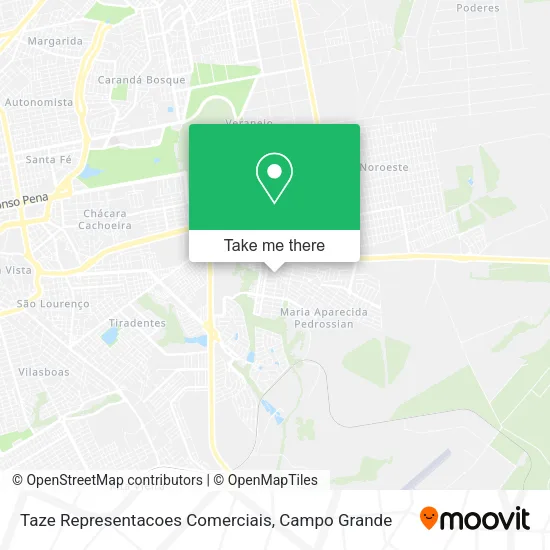 Taze Representacoes Comerciais map