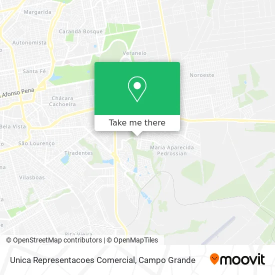 Unica Representacoes Comercial map