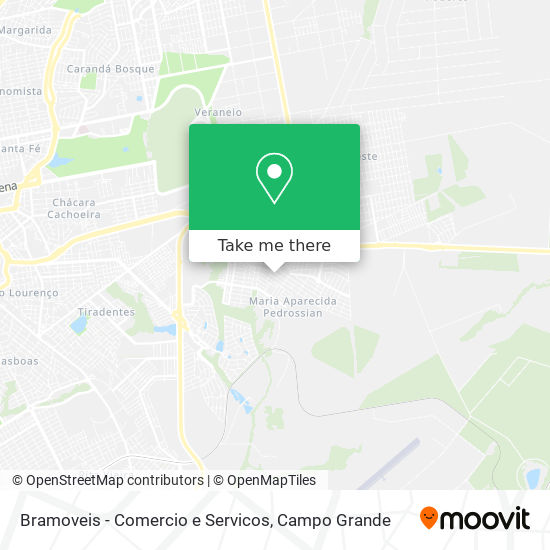 Bramoveis - Comercio e Servicos map