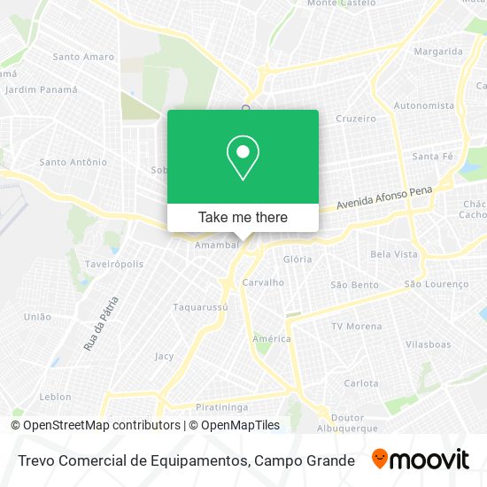 Mapa Trevo Comercial de Equipamentos