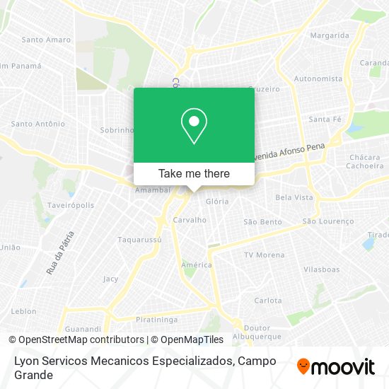 Mapa Lyon Servicos Mecanicos Especializados