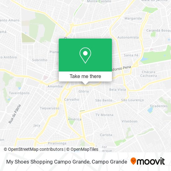 My Shoes Shopping Campo Grande map