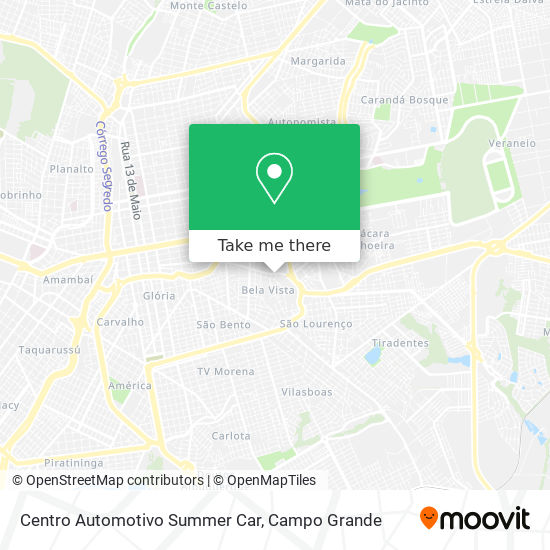 Centro Automotivo Summer Car map