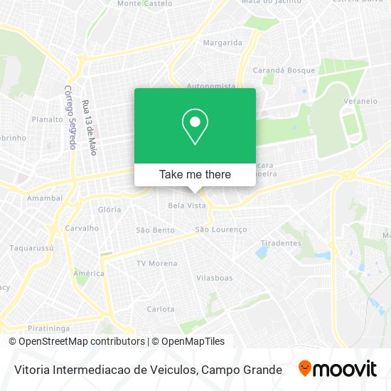 Vitoria Intermediacao de Veiculos map