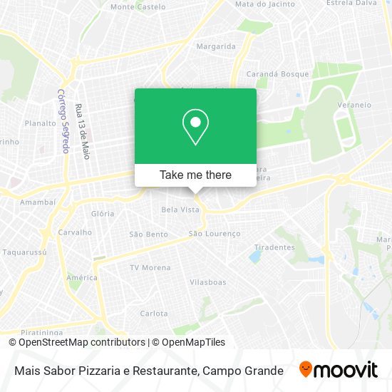 Mais Sabor Pizzaria e Restaurante map