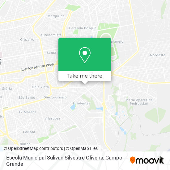 Mapa Escola Municipal Sulivan Silvestre Oliveira