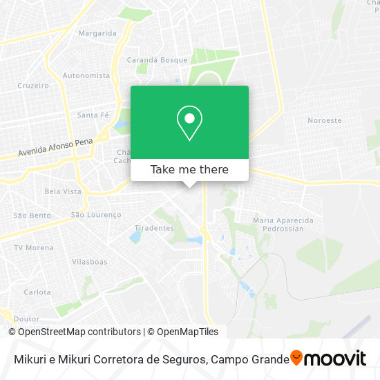 Mapa Mikuri e Mikuri Corretora de Seguros