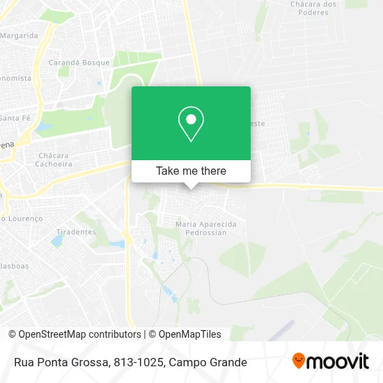 Rua Ponta Grossa, 813-1025 map