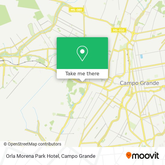 Mapa Orla Morena Park Hotel