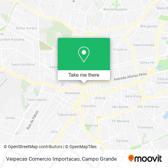 Veipecas Comercio Importacao map