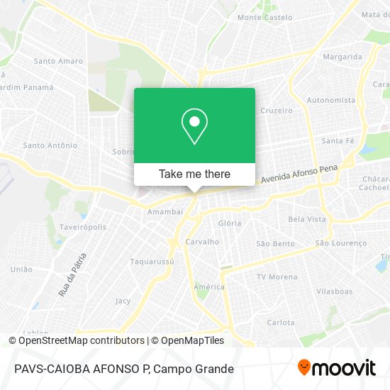 PAVS-CAIOBA AFONSO P map