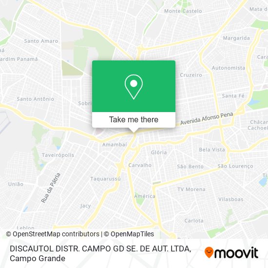 DISCAUTOL DISTR. CAMPO GD SE. DE AUT. LTDA map