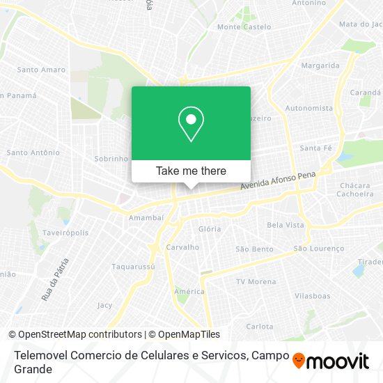 Telemovel Comercio de Celulares e Servicos map