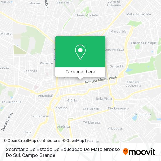 Secretaria De Estado De Educacao De Mato Grosso Do Sul map