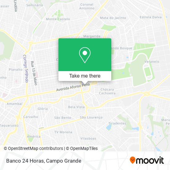 Banco 24 Horas map