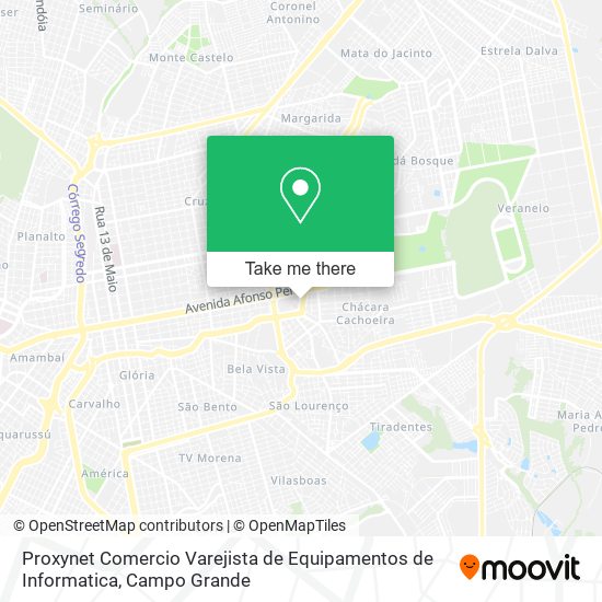 Proxynet Comercio Varejista de Equipamentos de Informatica map