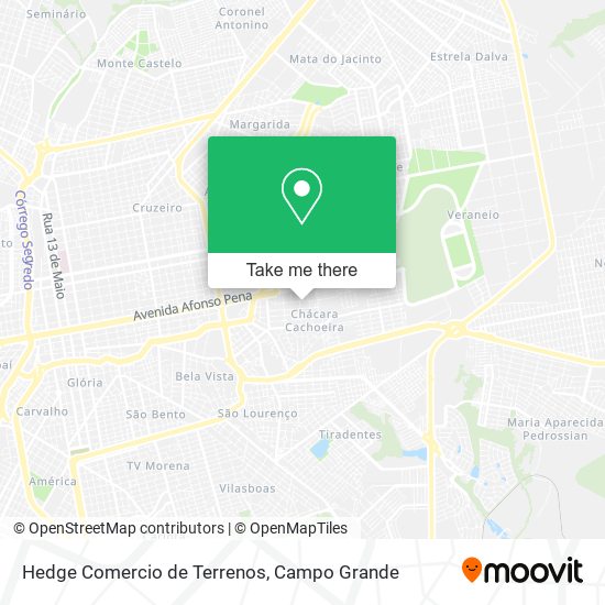 Hedge Comercio de Terrenos map