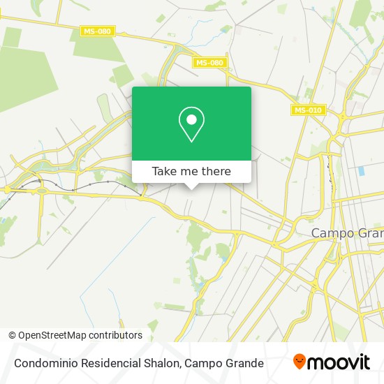 Condominio Residencial Shalon map
