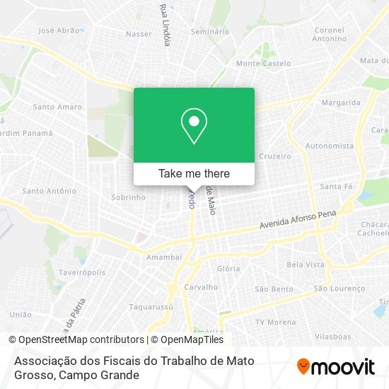 Associação dos Fiscais do Trabalho de Mato Grosso map