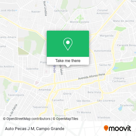 Auto Pecas J M map