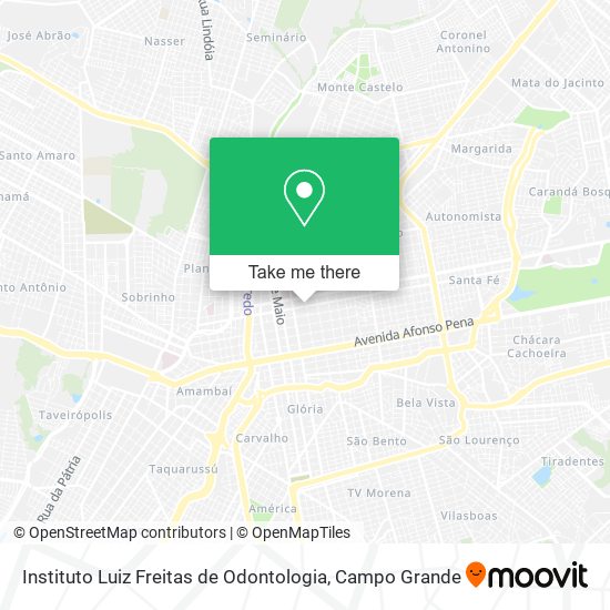 Instituto Luiz Freitas de Odontologia map
